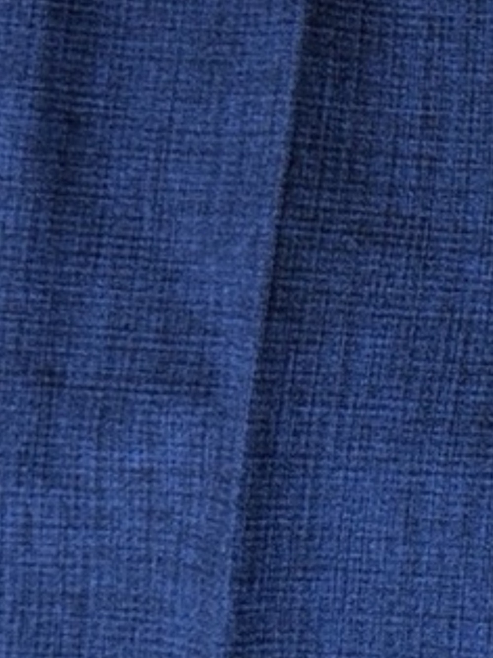 NWT Wes Gordon Blue Trouser Jeans White Stitch Slub 8 Preppy Quiet Luxury Retro - Picture 4 of 14